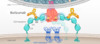 The CD4 postattachment inhibitor ibalizumab is a humanized monoclonal antibody that binds to the domain 2 region of the human CD4 cell receptor. This binding does not prevent attachment of HIV gp120 with the host CD4 receptor, but, through steric hindrance, it prevents normal postbinding conformational changes in HIV gp120 that are required for gp120-host cell coreceptor binding.