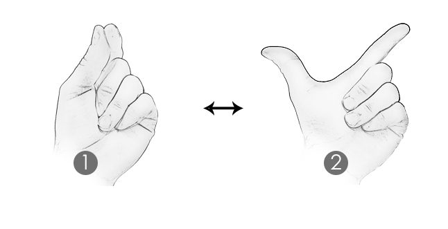 2 illustrations corresponding to the motion described above.